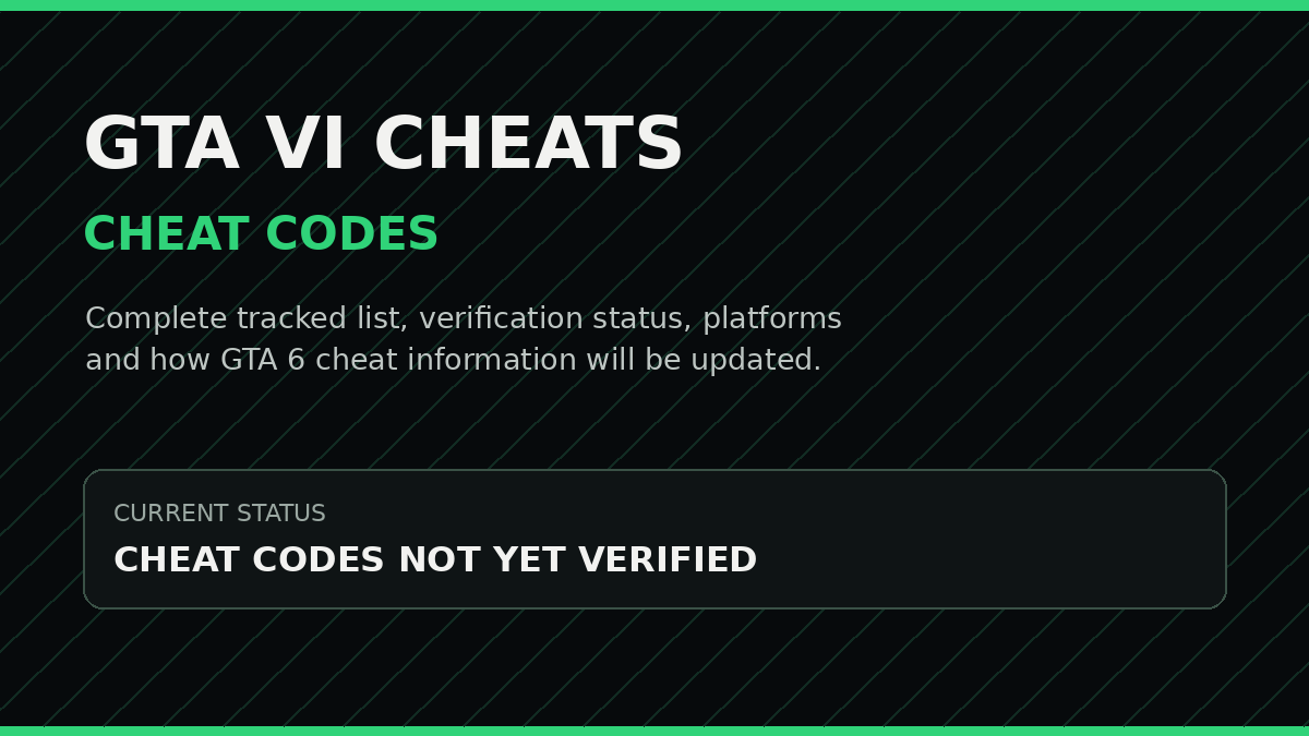 GTA 6 cheat codes guide cover